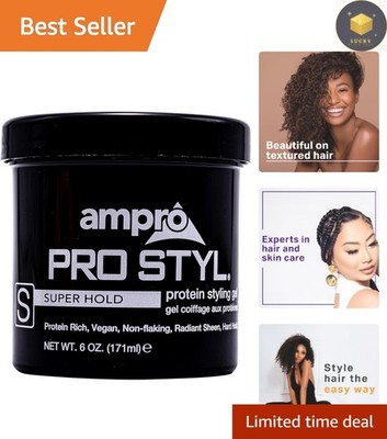 Flexible Hold Pro Styl Styling Gel 6 oz - Protein-Enriched, Moisturizing Formula