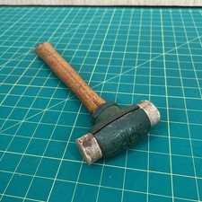 Garland No. 1 Rawhide Solid Head Hammer - Mallet 1-1/4&rdquo; Face  Saco Maine