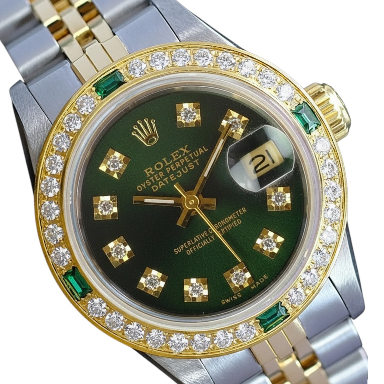 Rolex Datejust Two-Tone 18KY Gold Steel