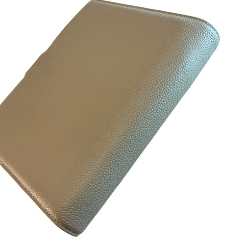 Stoff und Papier Luxus A5 Ring Planer Agenda Glattleder Beige - Bild 15 von 19