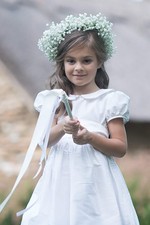 Audrey Silk Flower Girl Dress