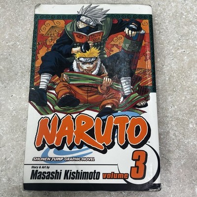 Naruto Volume 3 Dreams Shonen Jump Manga Masashi Kishimoto Viz 2004