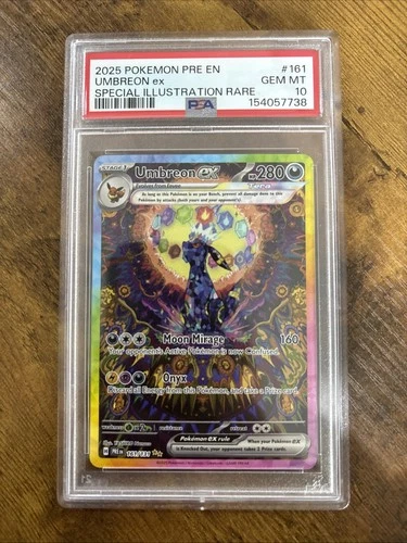 New Listing2025 Pokemon Pre En Special Illustration Rare #161 Umbreon ex PSA 10 GEM MINT