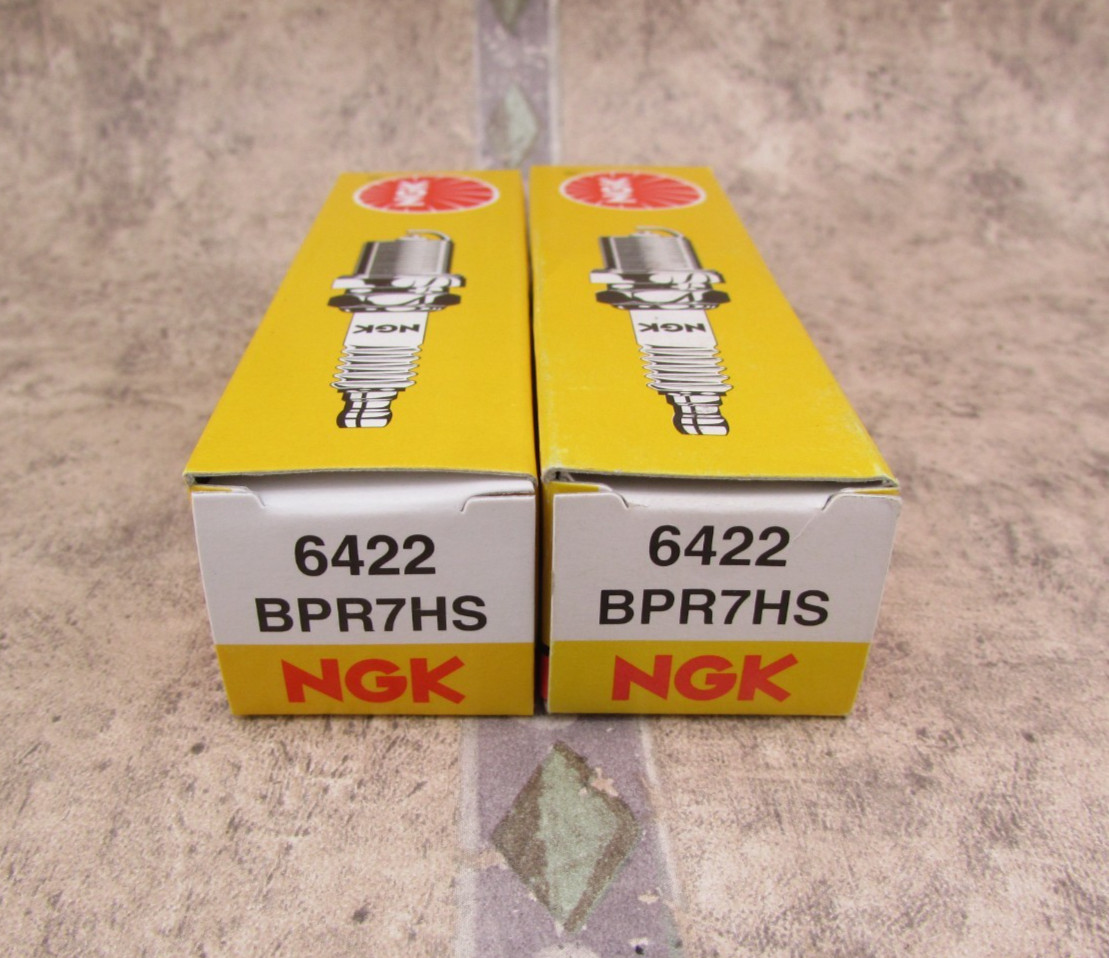 2 PACK NGK Standard 6422 BPR7HS Spark Plugs, Made In Japan
