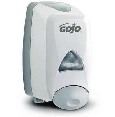 GOJO FMX-12 Soap Dispenser 1250 mL Manual Push Wall Mount Gray White