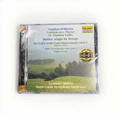 Vaughan Williams CD Audio Tallis Fantasia Barber Adagio Music Tallis NEW Sealed