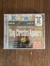 Karaoke CD G - Christina Aguilera - New 4 Song CD 