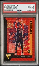 2020 Panini Flux Desmond Bane #221 Asia Red Wave #221 PSA 10 Gem Mint