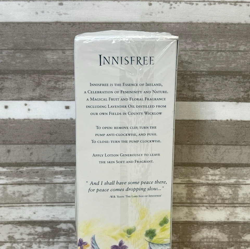 New in Sealed Box Innisfree The Essence Of Ireland Body Lotion 7.0 FL. OZ. - Image 4 of 4