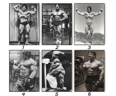 Mike Mentzer Poster   Bodybuilding Gym Wall Art Fitness Sports Print