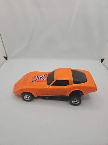 Buddy L Rev Em Up Racer Rebel Chevy Corvette Vintage 1980 Dukes Of Hazard #HM1 - Picture 3 of 6
