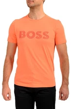 Hugo Boss Men's "Tee 6" Open Red Crewneck Logo Short Sleeve T-Shirt US XL IT 54