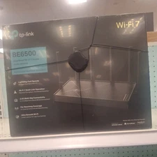 TP-Link - Archer BE6500 Dual-Band Wi-Fi 7 Router - Black