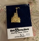 Walt Disney World Disney Sterling Silver Castle Charm Single Vintage  — photo 1