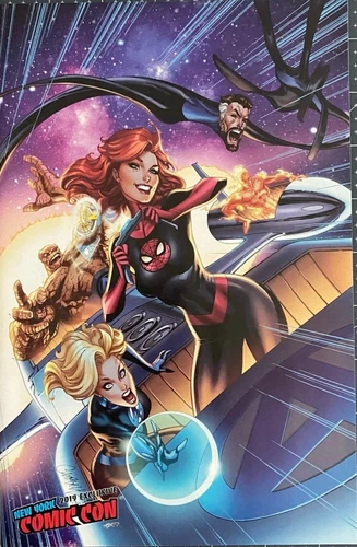 FANTASTIC FOUR #15 VIRGIN J SCOTT CAMPBELL MARY JANE EXCLUSIVE 1