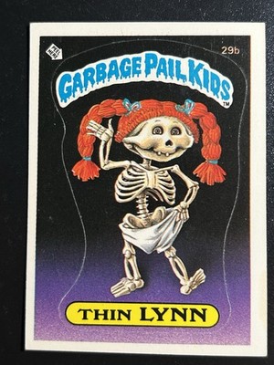 1985 Topps Garbage Pail Kids GPK First Series 1 OS1 29b Thin Lynn Pack Fresh