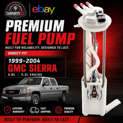 #ad Fuel Pump For 99 04 GMC Sierra 5.3 6.0 4.8 E3500M $89.99