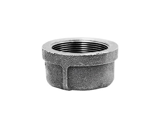 Anvil 8700132809 Galvanized Malleable Iron Pipe Fitting Cap 1-1/4 in. NPT Female
