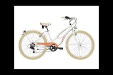 Bicicletta Cruiser donna malibu bianco opaco 6v adriatica