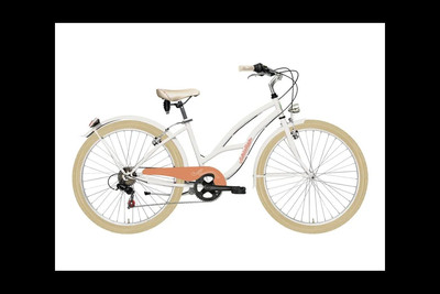 Bici Atala Cruiser 6v Bicicletta Cruiser Donna Malibu Bianco Opaco