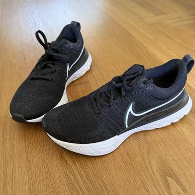Nike React Infinity Run Flyknit Women s Running Shoes Black Mesh Comfort US 8