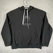 Sudadera con Capucha Venum Clásica Para Hombre Talla 2XL Negra MMA Muay Thai Jaula Lucha