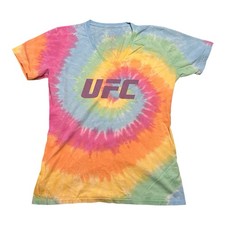 UFC Women s Large Tie Dye Shirt NWOT Short Sleeve