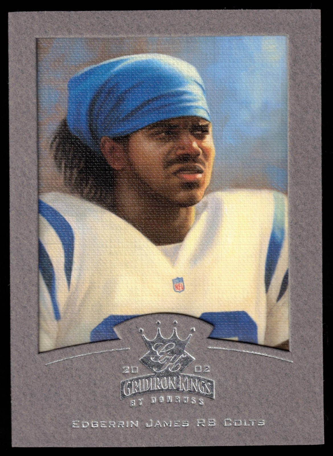 Edgerrin James - 2002 Donruss Gridiron Kings Silver /400 #36 FREE SHIPPING!!