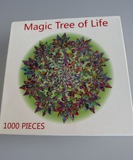 Jigsaw Puzzle 1000 Pieces Tree Of Life for Adults Colorful Whimsical 26.6 x 26.6