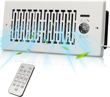 Register Booster Fan for 4" X 10" Register Holes with Remote Control New