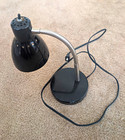 Adjustable Flexible Gooseneck Desk Lamp w/ Cord, Metal Black, ETL 60W — photo 1