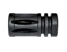 1/2X28 TPI Black Steel Muzzle Brake Compensator For 9mm