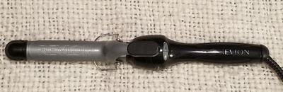 Revlon Curling Iron, Perfect Heat 1 inch Ceramic Barrel, Black & Grey
