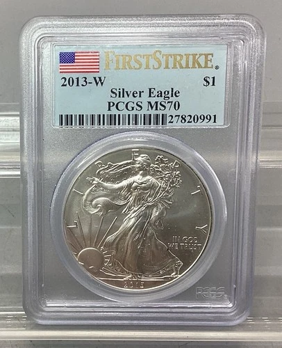 2013-W American Silver Eagle — photo from the most recent tracked eBay sale