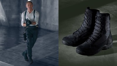 James Bond 007 No Time to Die, Size 12 Black Tactical Military