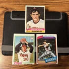 1976, 1978 And 1980 Topps Nolan Ryan - (3) card lot.