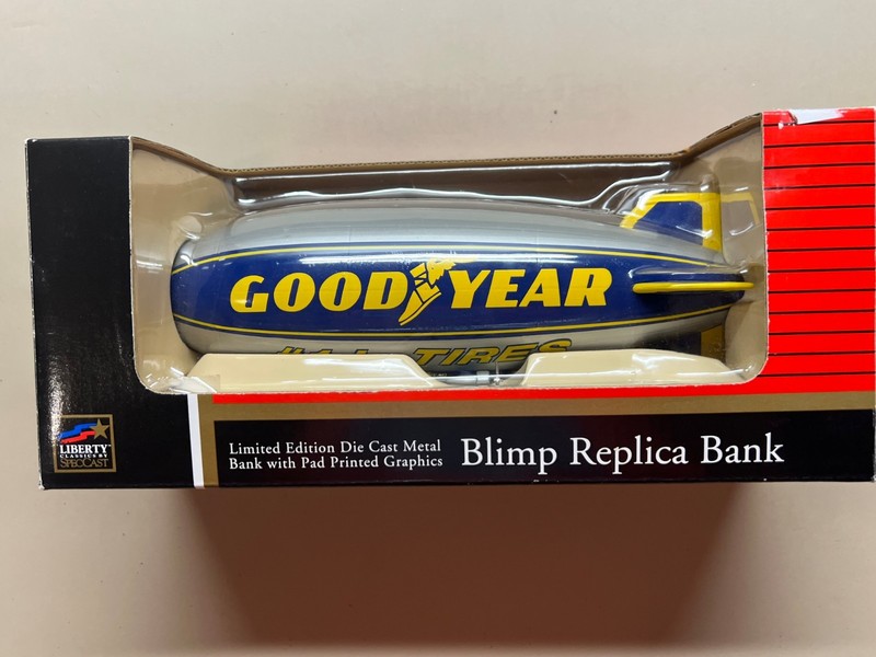 Liberty Classics Goodyear Blimp Die Cast Metal Bank – New in Box