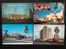  4 Las Vegas Nevada postcards all posted 