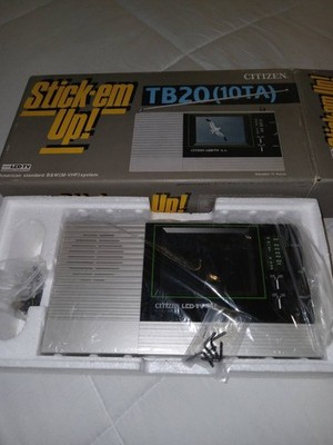 Citizen TB20 (10TA) 2.2in LCD-TV 240p Silver & Black MPN TB20 (10TA)