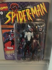 Hasbro Marvel Legends Venom Retro Spiderman 6 Action Figure Damaged Packaging
