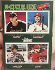 2026 Topps Heritage #376 2026 Rookie Catchers Dark Green