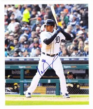 Jeimer Candelario signed 8x10 Detroit Tigers color photo