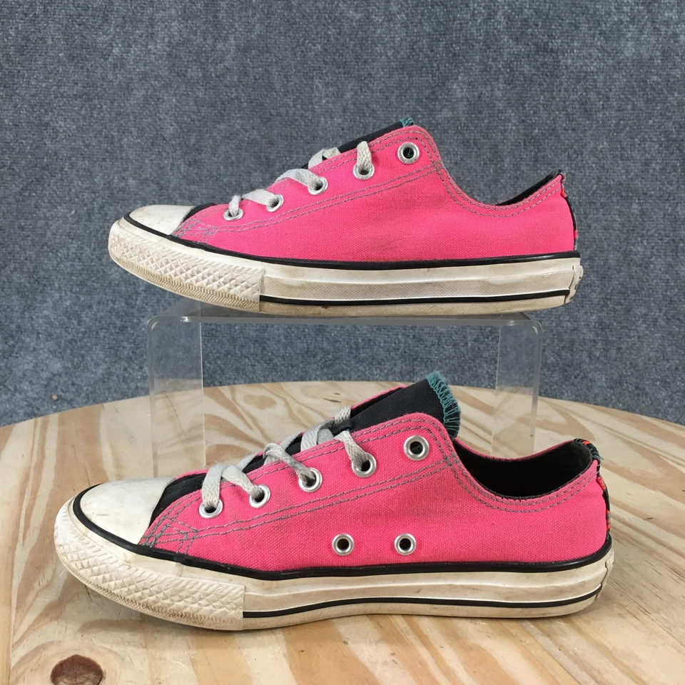 Converse Zapatos Junior 2 Chuck Taylor All Star Tenis Rosa Lona Bajo 654226F Foto 2 de 4