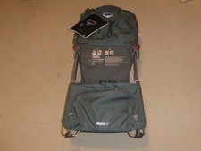 NEW OSPREY POCO LT CHILD BABY CARRIER BACKPACK SUNSHADE HIKING WALKING GREY NWT