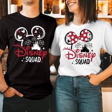 Disney Squad Family Trip T-Shirt Mickey Minnie Holiday Tops Tour Outfits T-3205