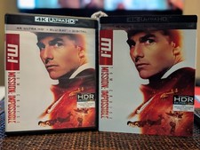 MISSION IMPOSSIBLE 4K UHD BLU-RAY w/ Rare OOP SLIPCOVER Part 1