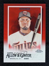 2020 Topps Allen & Ginter Chrome Red Refractor 5/5 Luis Arraez #240 09dw