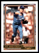 Jeff Montgomery 1992 Topps #16 Royals MLB READ FREE SHIPPING AutographDen