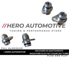 Fiat Coupe 20v Turbo An10 Linea Olio Adattatori Per Radiatore Olio Maggiorato