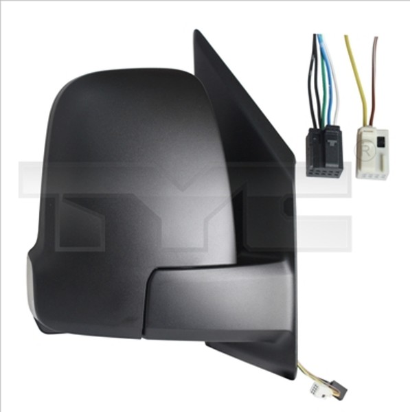 AußEnspiegel TYC 321-0165 Konvex Beheizbar Kurzer Spiegelarm FüR Mercedes B907-image